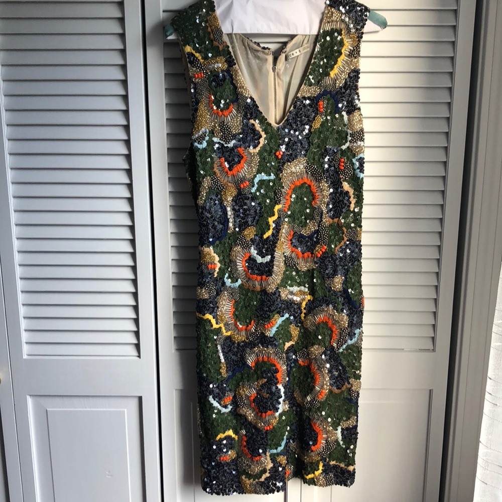 Wedding guest dress with gorgeous beading